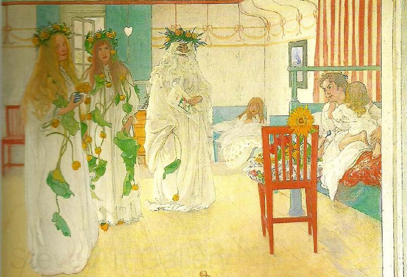 Carl Larsson gratulation Spain oil painting art